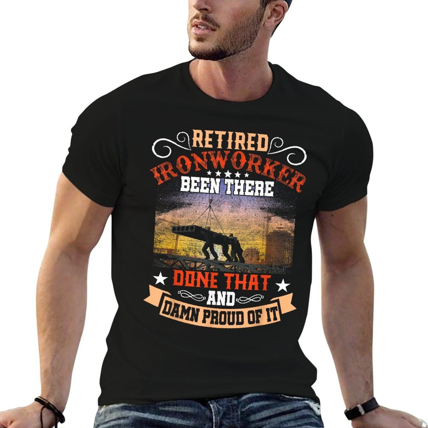 Retired Ironworker Been There Done That Funny Retirement Relaxed-fit T-Shirt