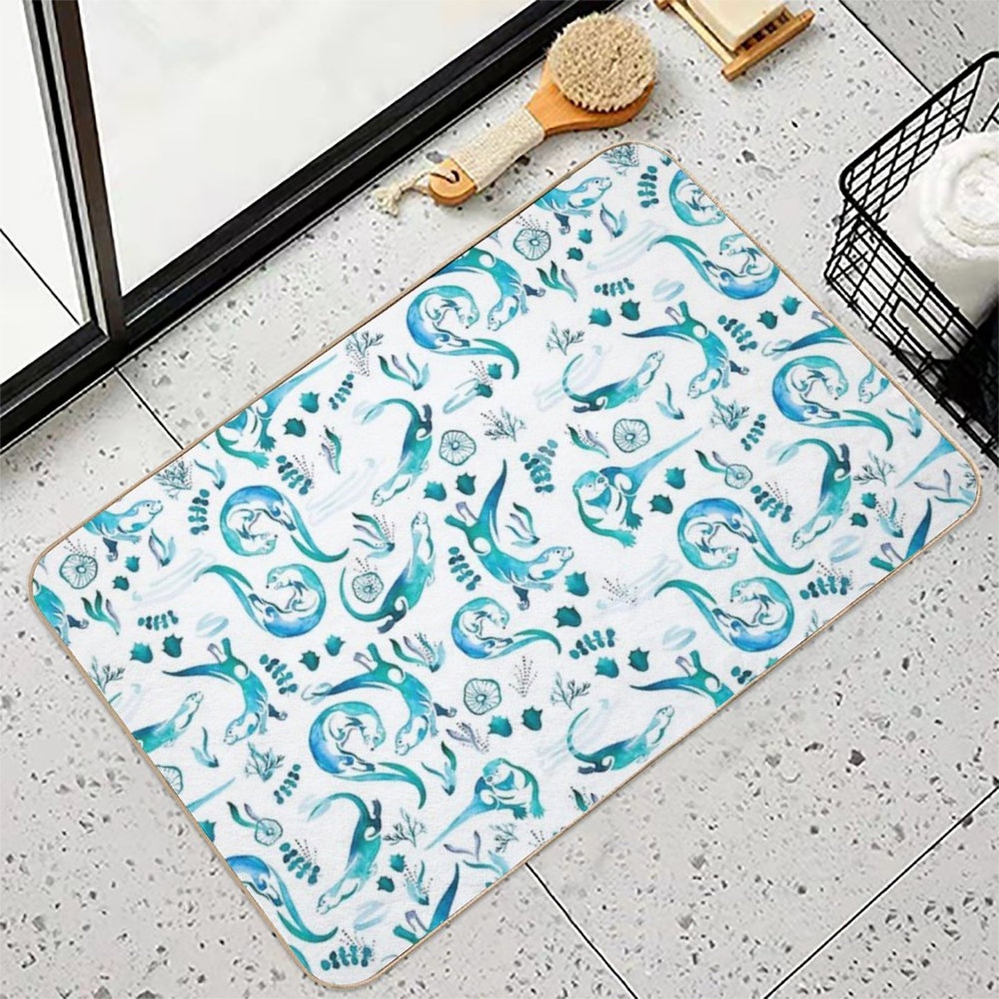 Otterly Adorable Rapid-Drying Bath Mat