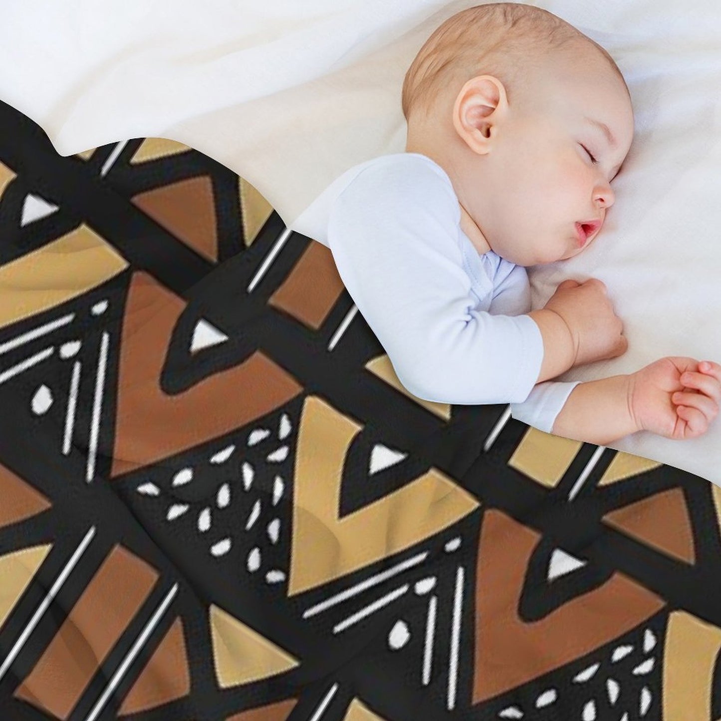Mud Cloth Mali Compact Throw Blanket