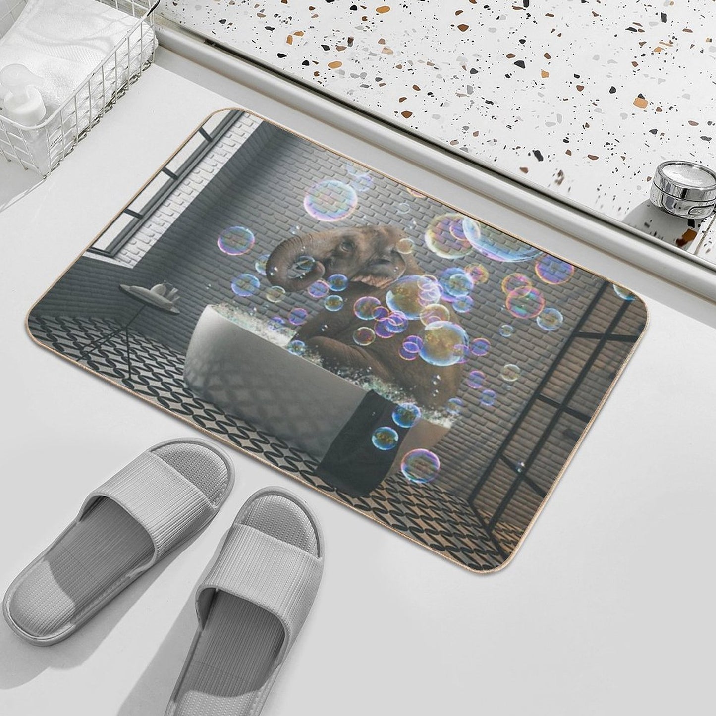 Quarantine Life Durable Bath Mat