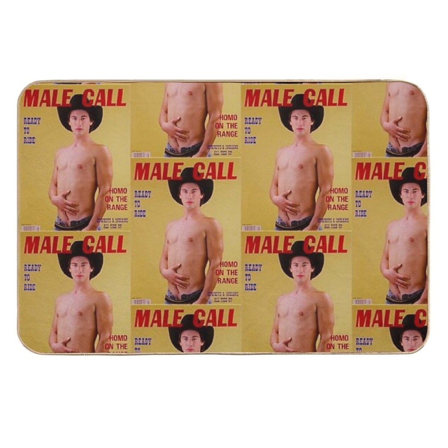 My Own Private Keanu Slip-Resistant Bath Mat