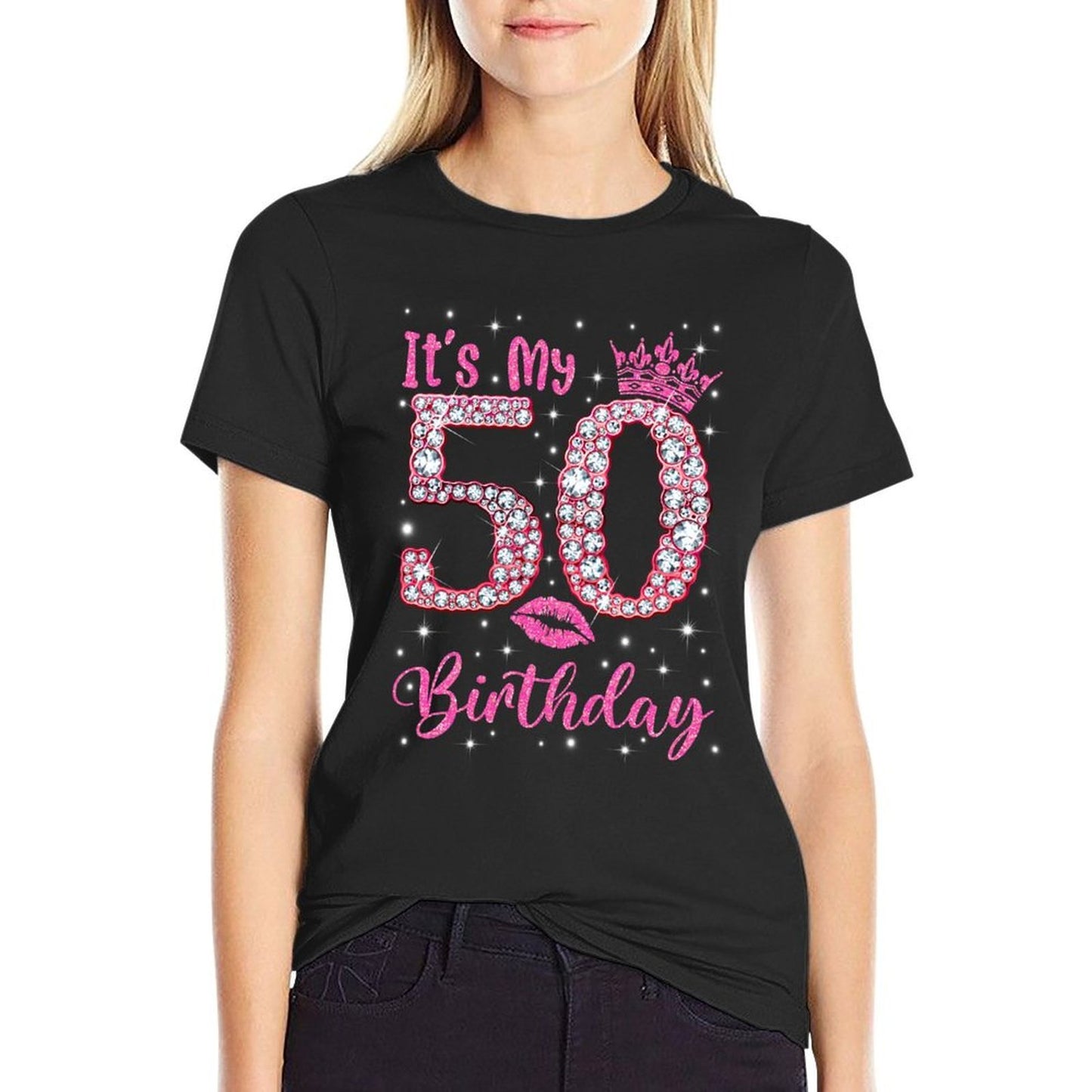 50 It's My Birthday 1972 50Th Birthday Gift For Womens Sweatshirt Moisture-wicking T-Shirt