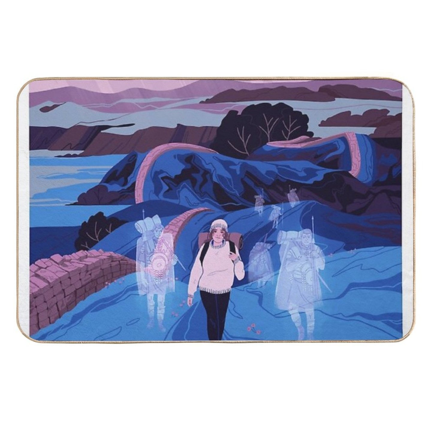 Walk Alone Long-Lasting Bath Mat