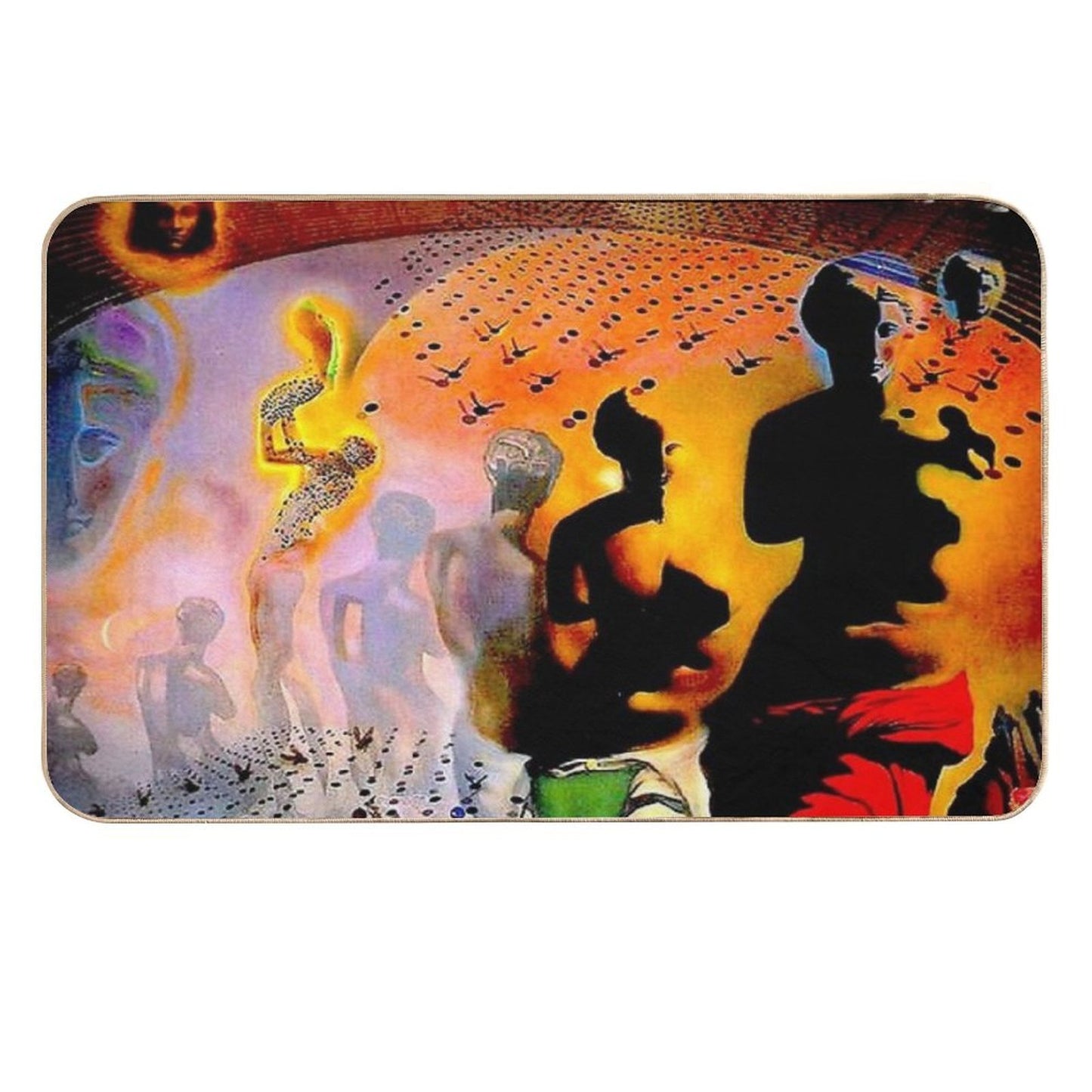 VENUS DE MILO Vintage Abstract Surreal Print Non-Slip Bath Mat