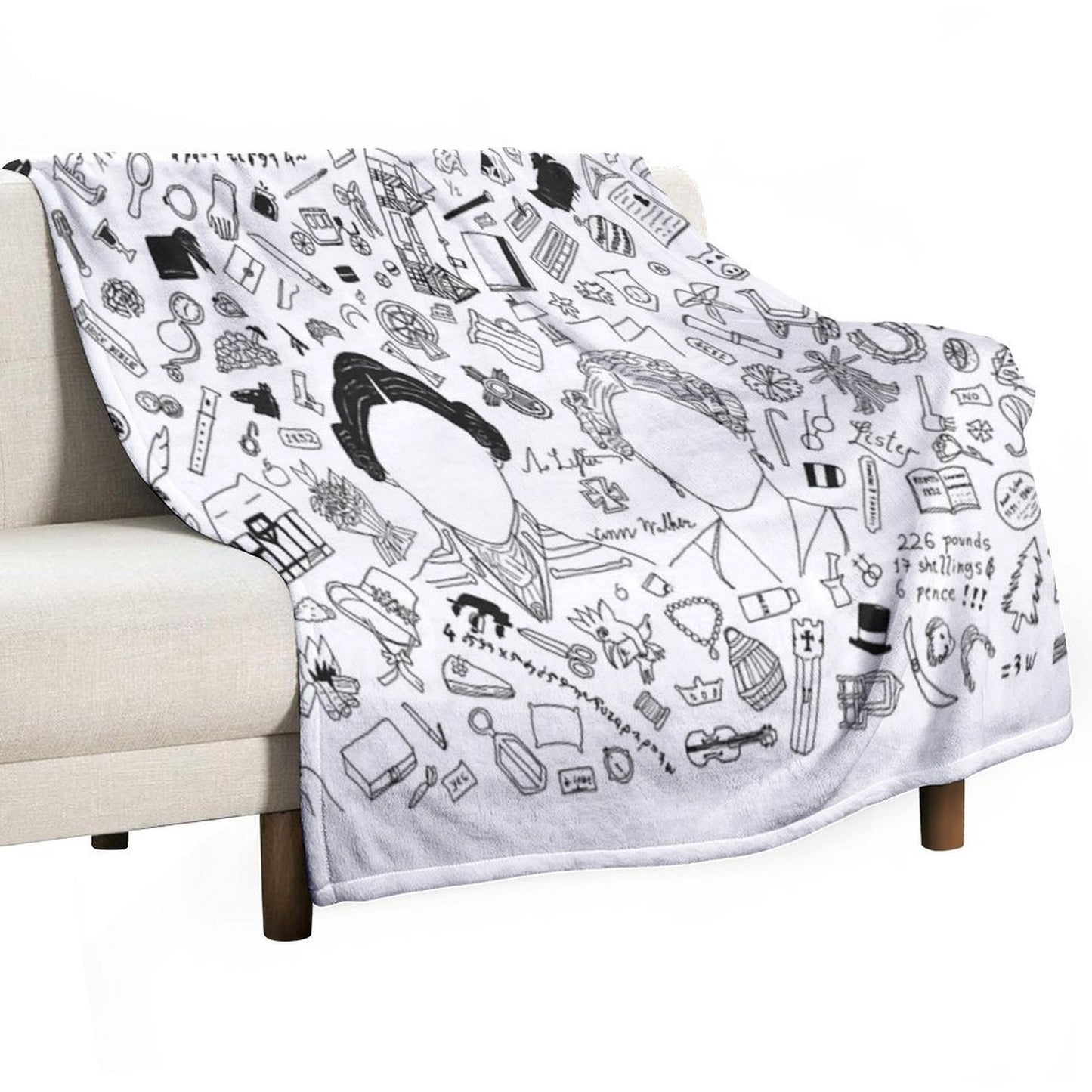 Gentleman Jack Universe T-shirt Shrink-resistant Throw Blanket