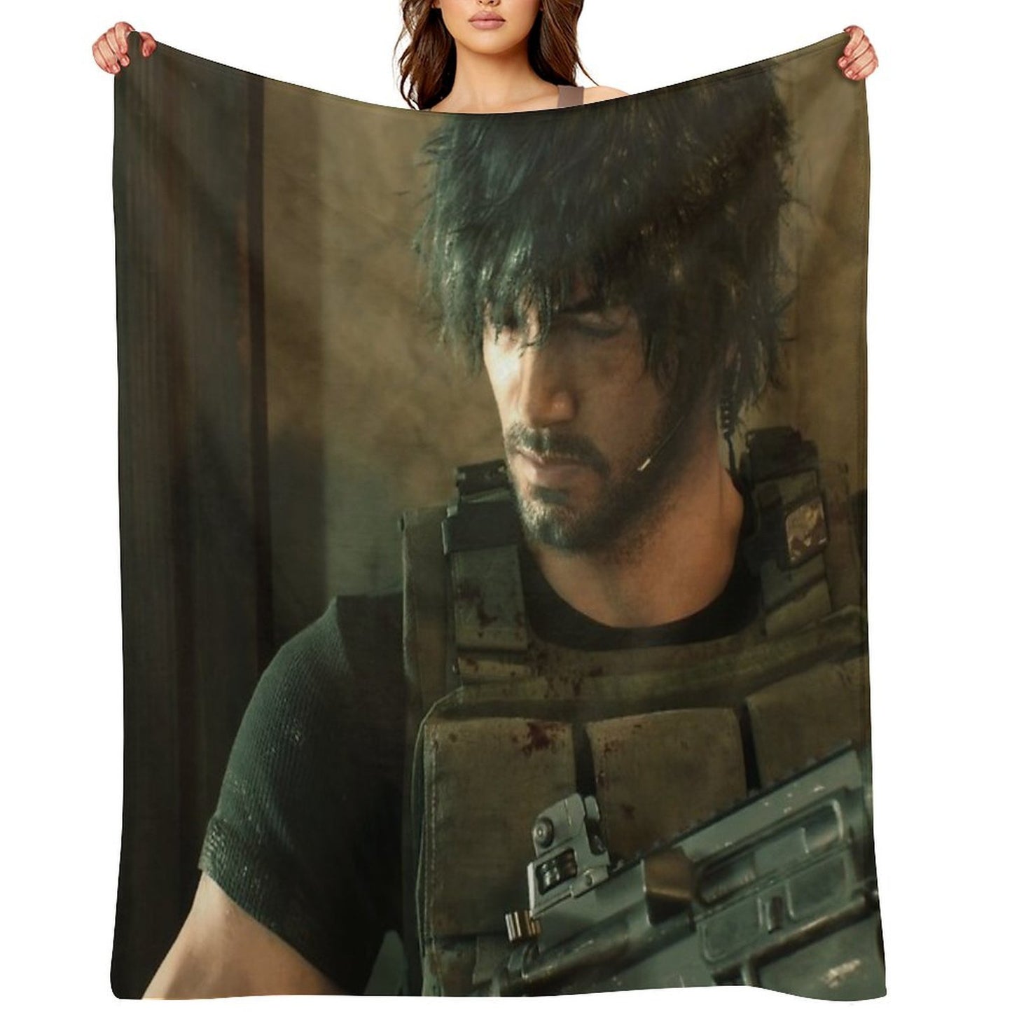 Resident Evil 3 - Carlos Easy Care Throw Blanket