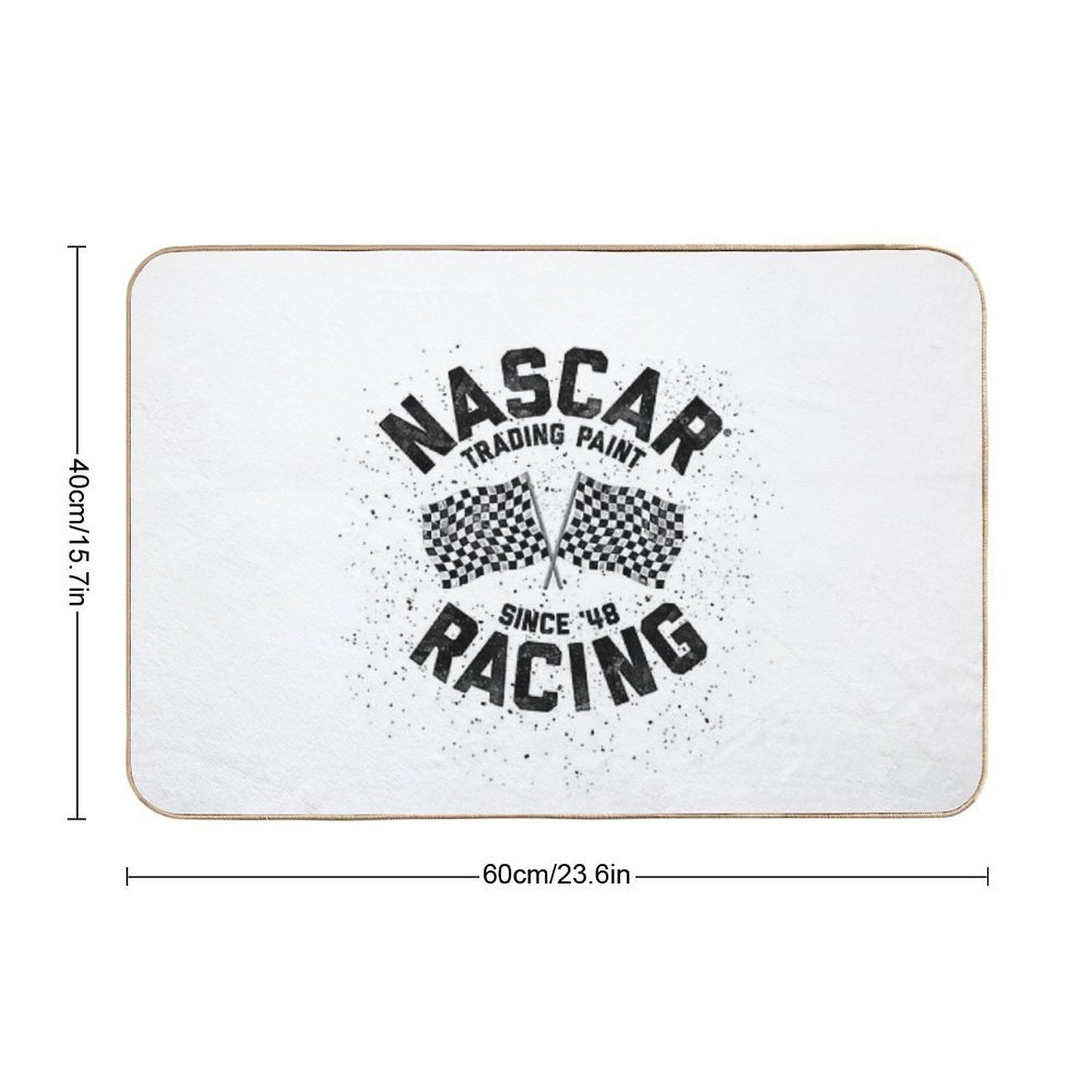 Nascar Trading Paint Toxin-Free Bath Mat