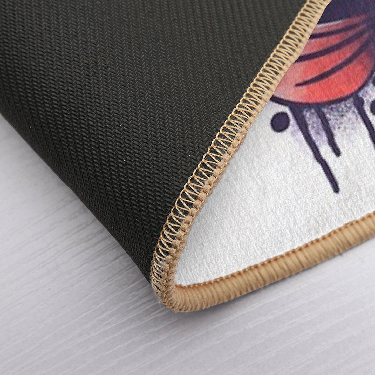 Koi Carp Fish Watercolor Absorbent Bath Mat