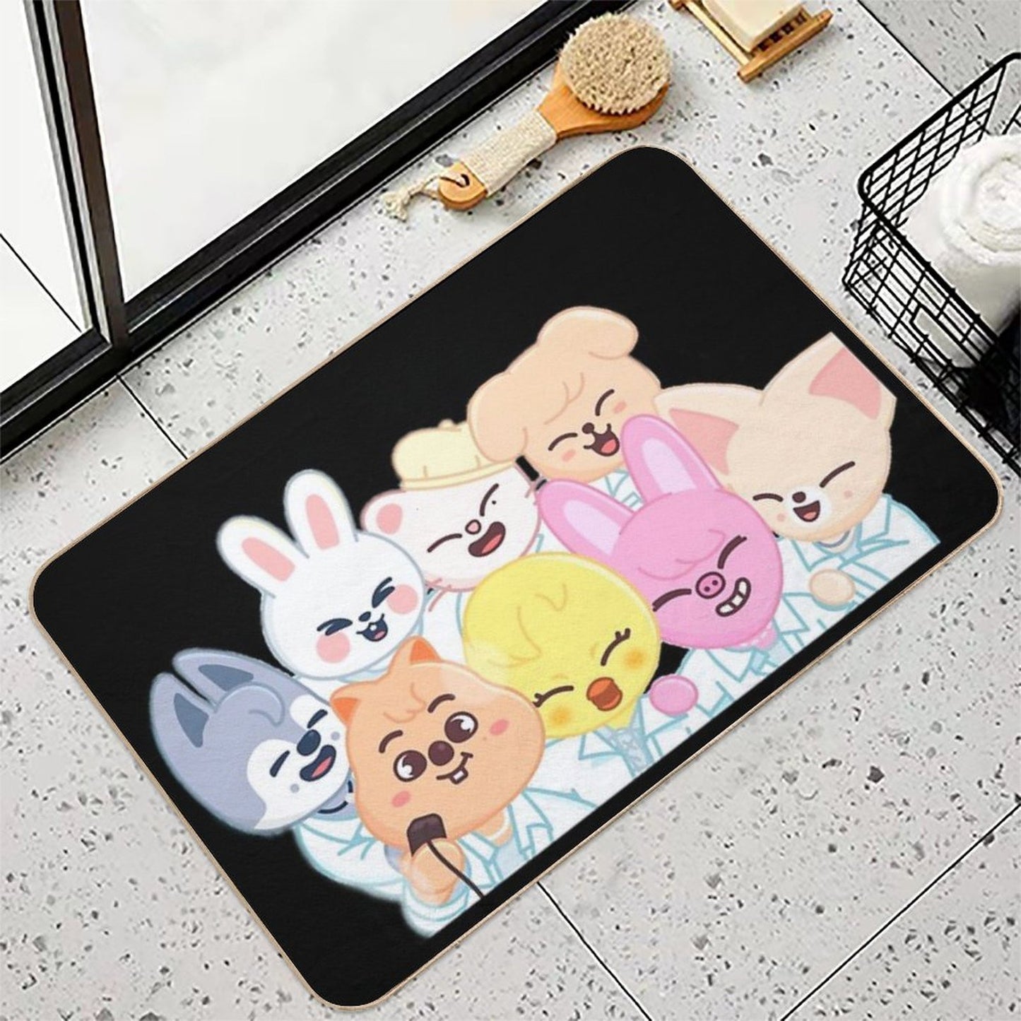 SKZOO Stray Kids Slip-Resistant Bath Mat