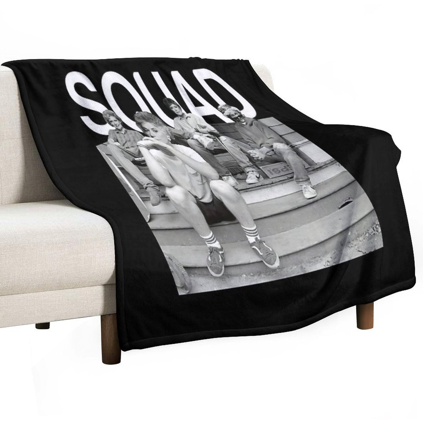 Copy of Stay Golden Plush Throw Blanket