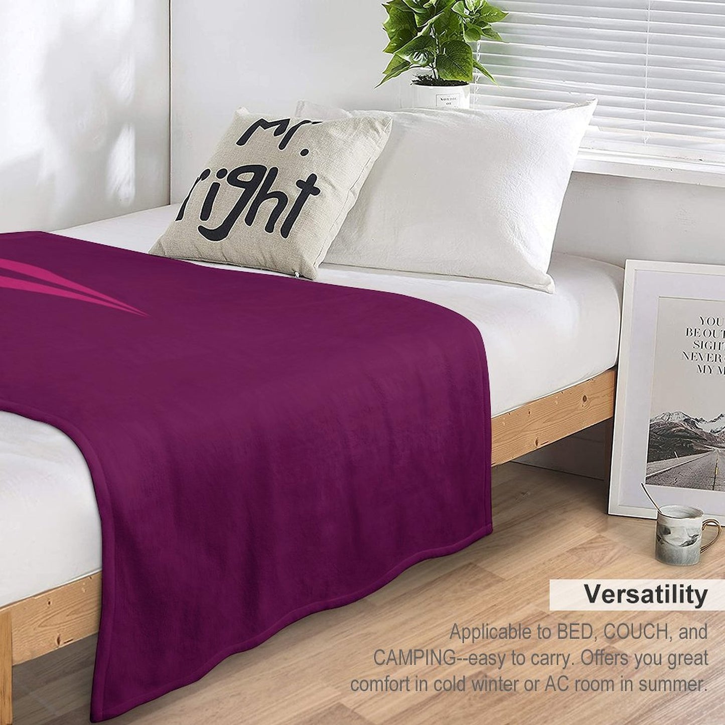 Heart Quest Bed Comfort Throw Blanket