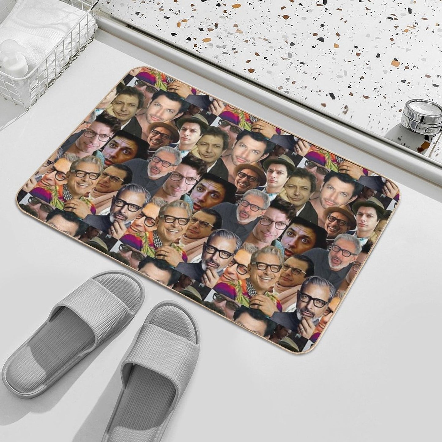Jeff Goldblum Stain-Proof Bath Mat