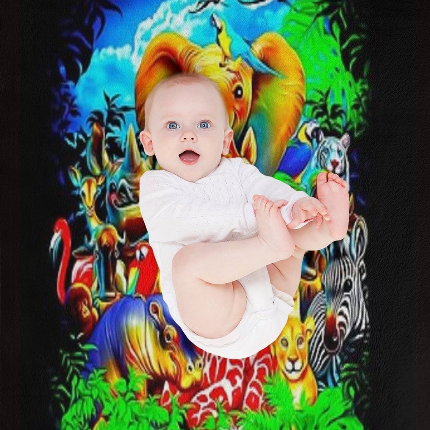 Halloween Spooky Scary Travel-friendly Throw Blanket