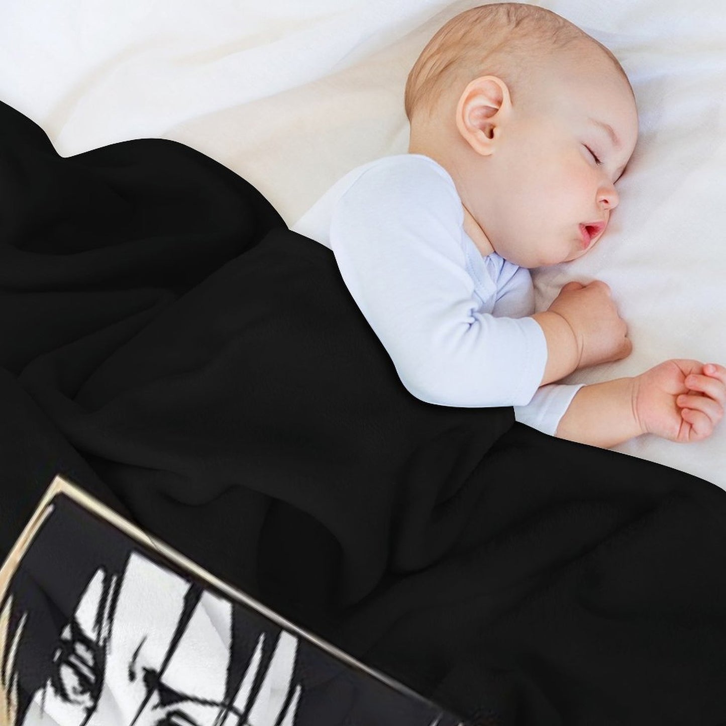 Anime Characters Travel-friendly Throw Blanket
