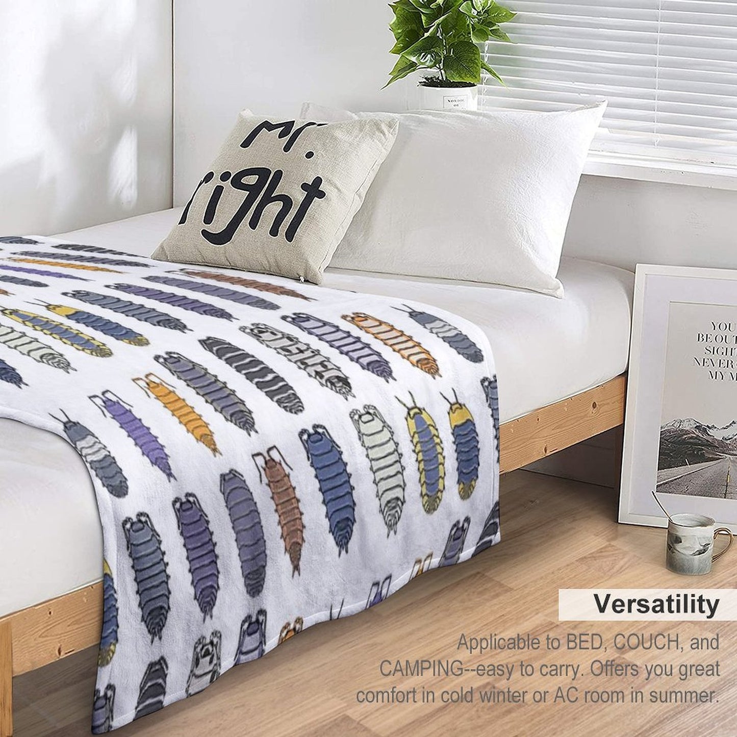 Isopods Easy Care Throw Blanket