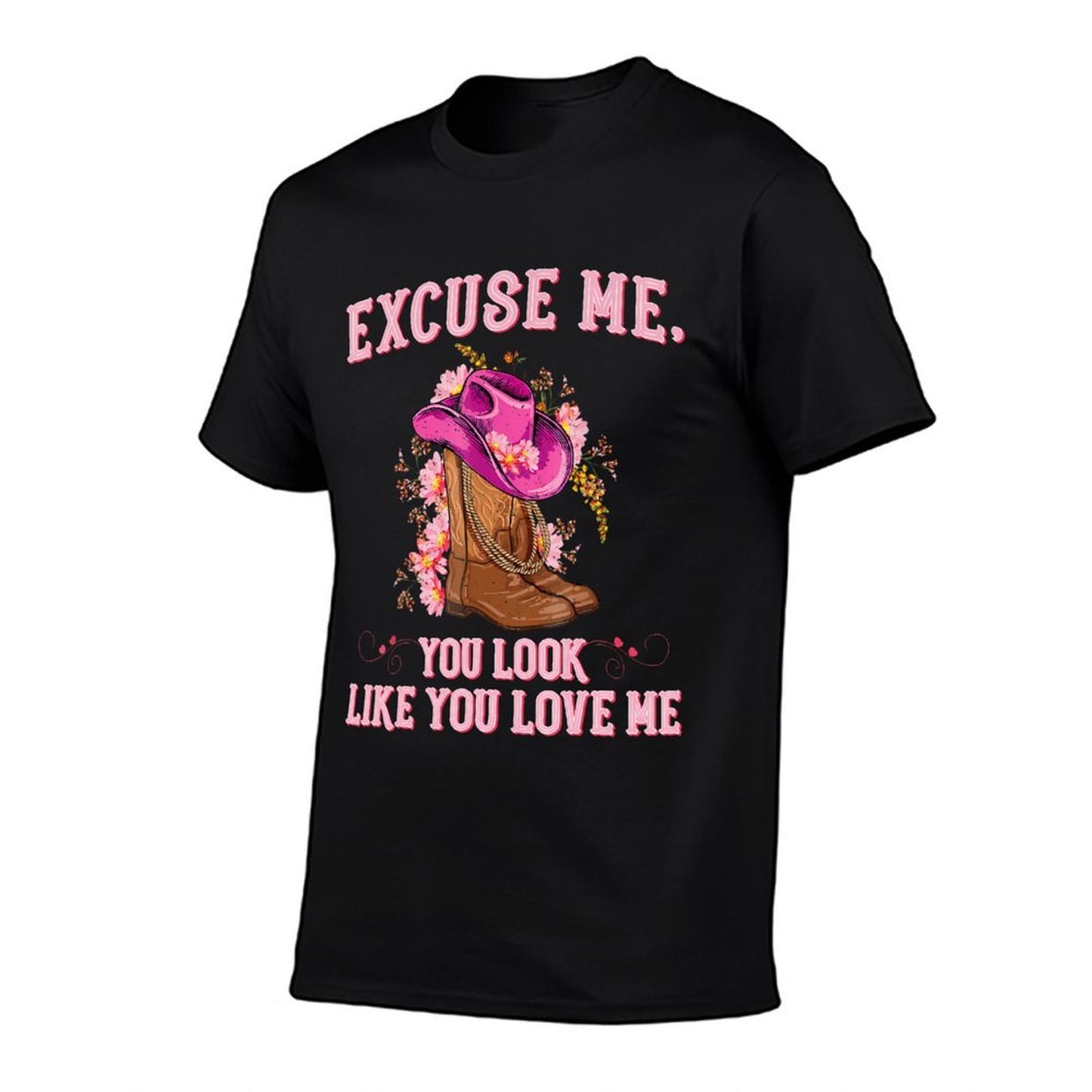 Boots Memes Excuse Me You Look Like You Love Me Graphic-printed T-Shirt
