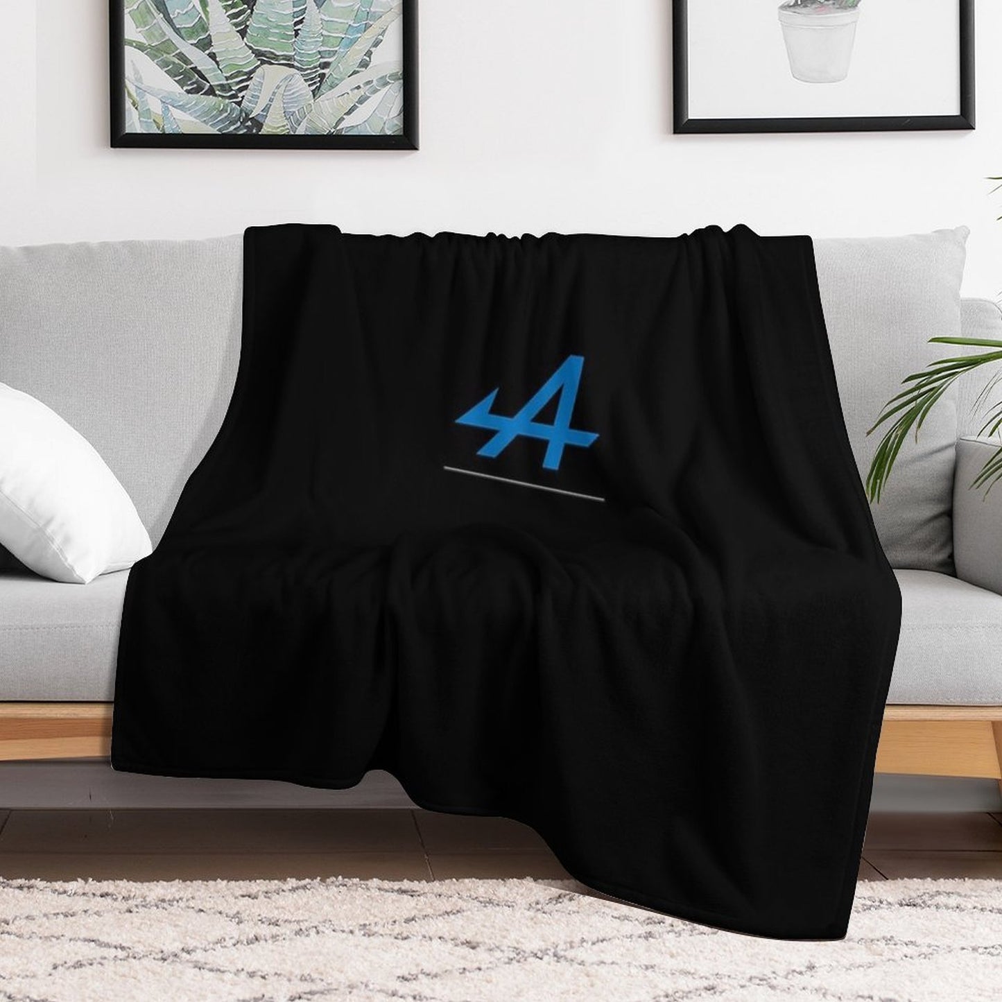 Alpine Car Logo Premium Throw Blanket