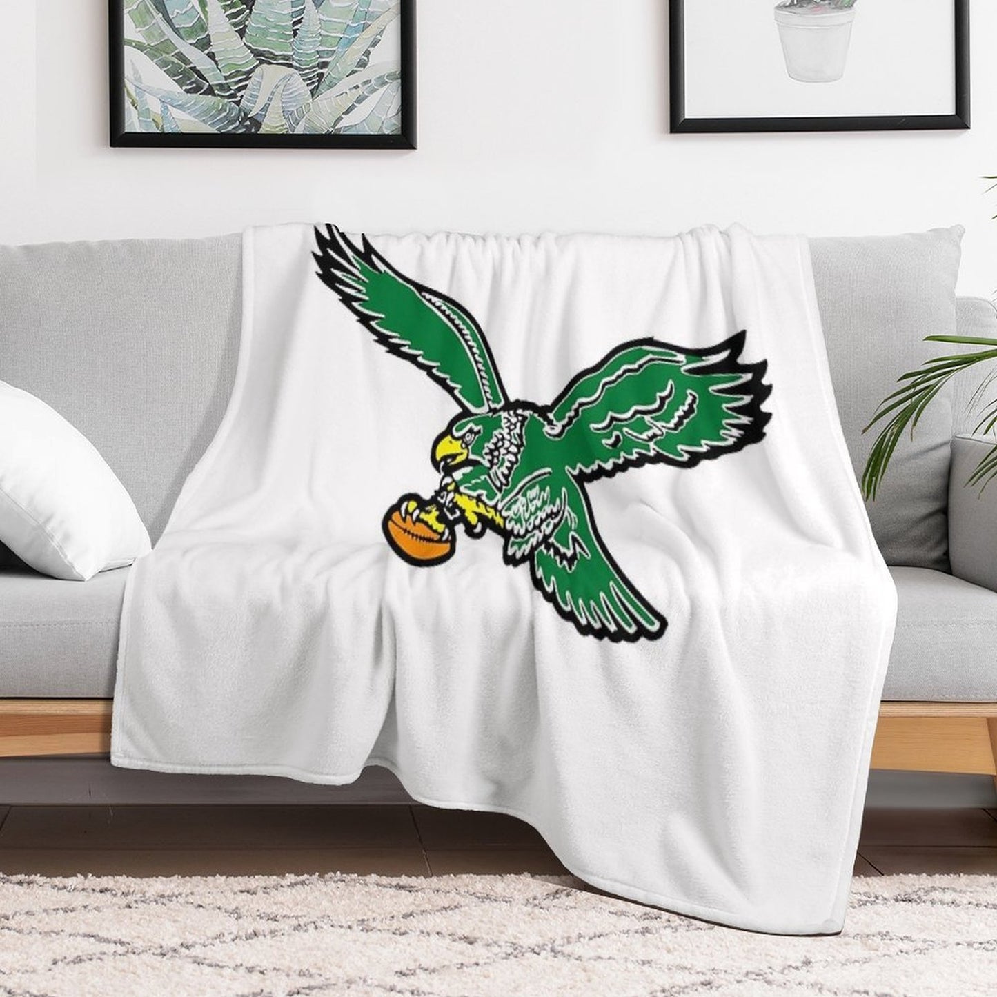 Eaglegreen Shrink-resistant Throw Blanket