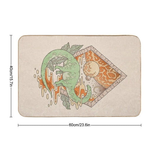 Aeon Archway Apatosaurus  Dinosaur Sci-Fi Space Art  Absorbent Bath Mat