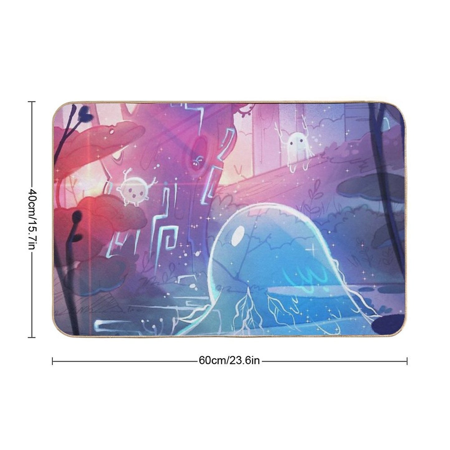 The Silence of Dawn Repositionable Bath Mat
