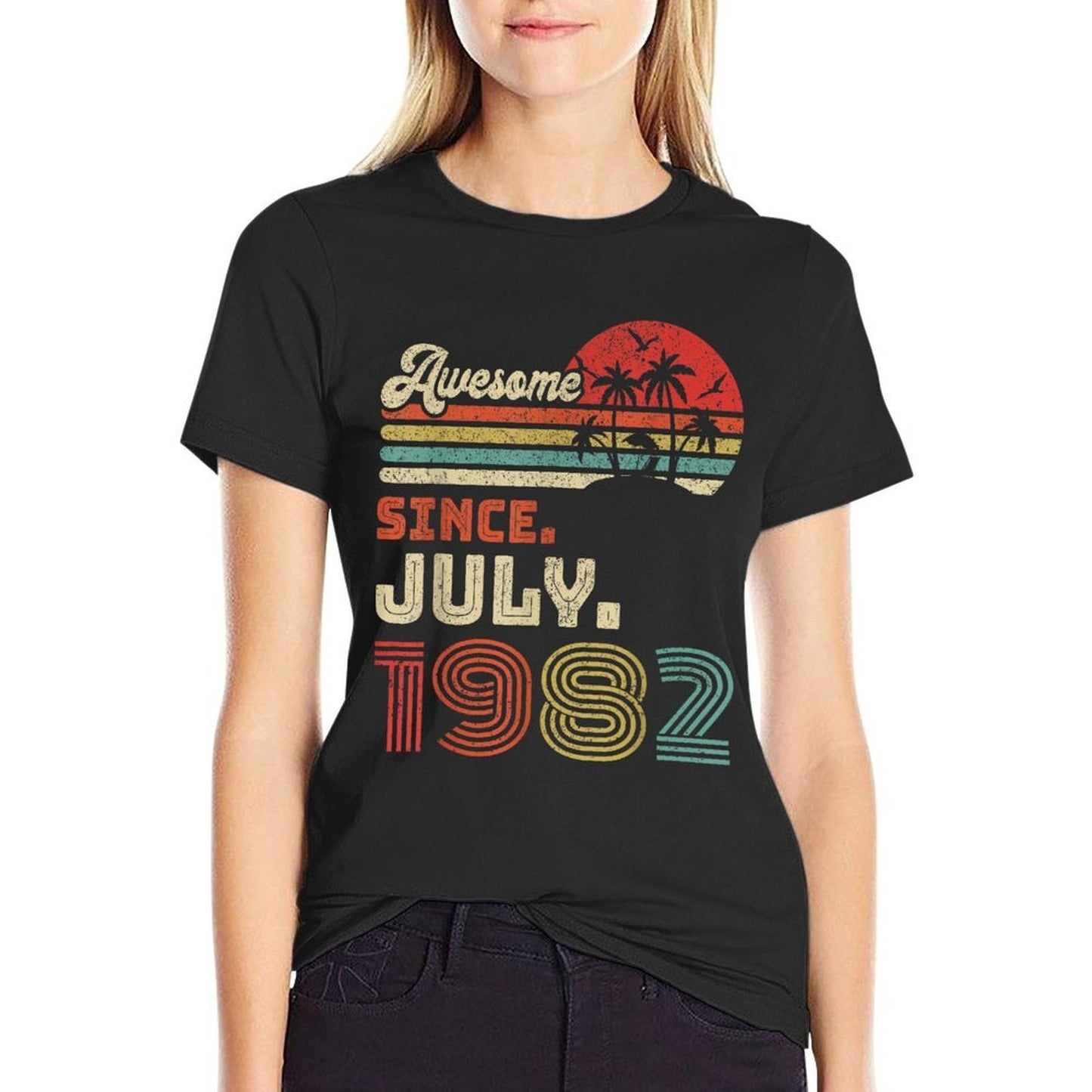 40 Year Old Awesome Since July 1982 40th Birthday Classic T-Shirt