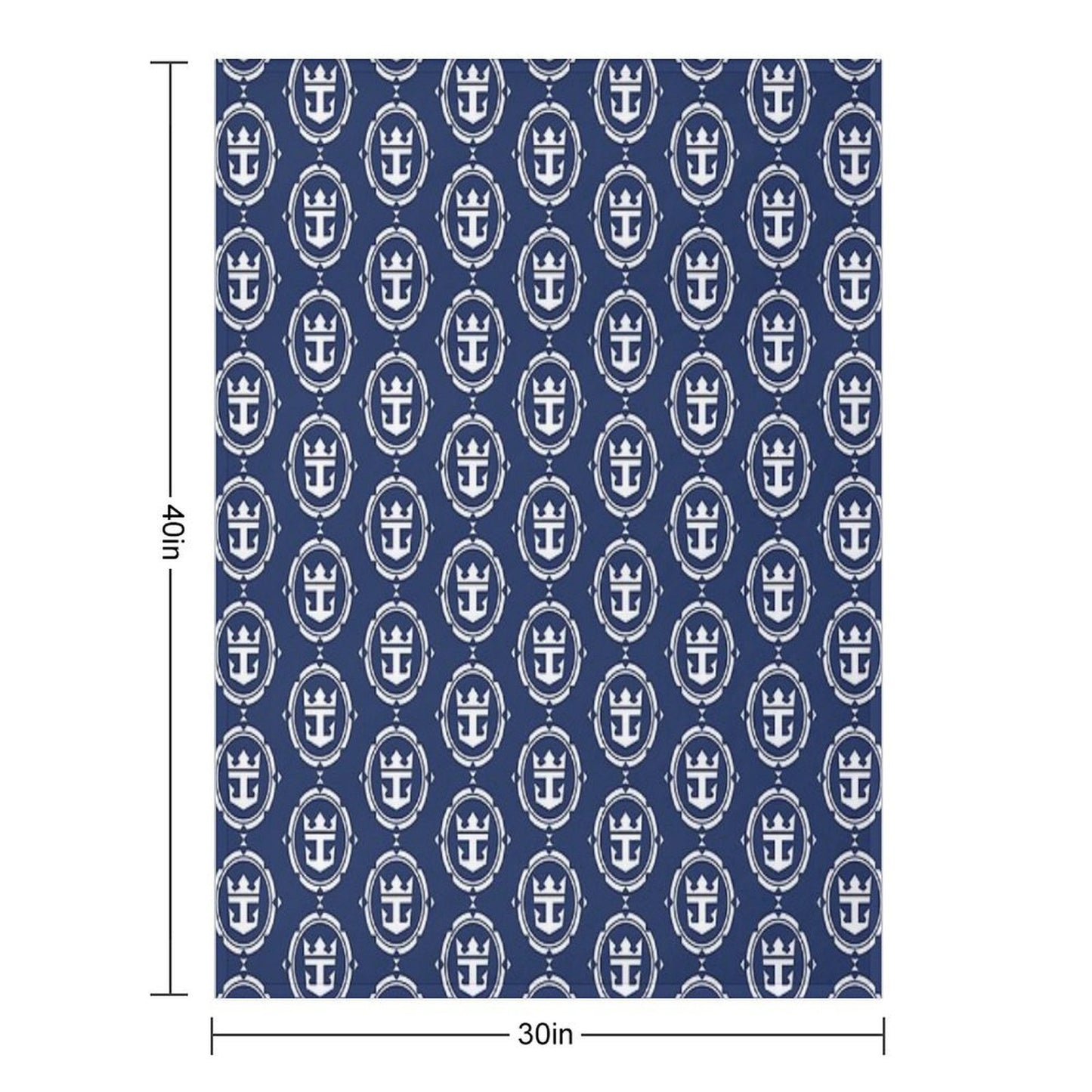 Royal Caribbean Plush Throw Blanket