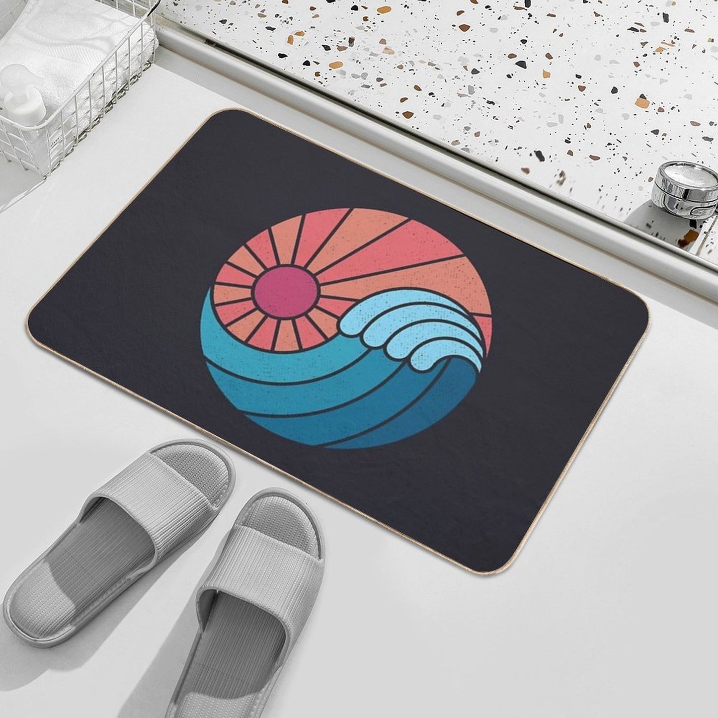 Sun & Sea Absorbent Bath Mat