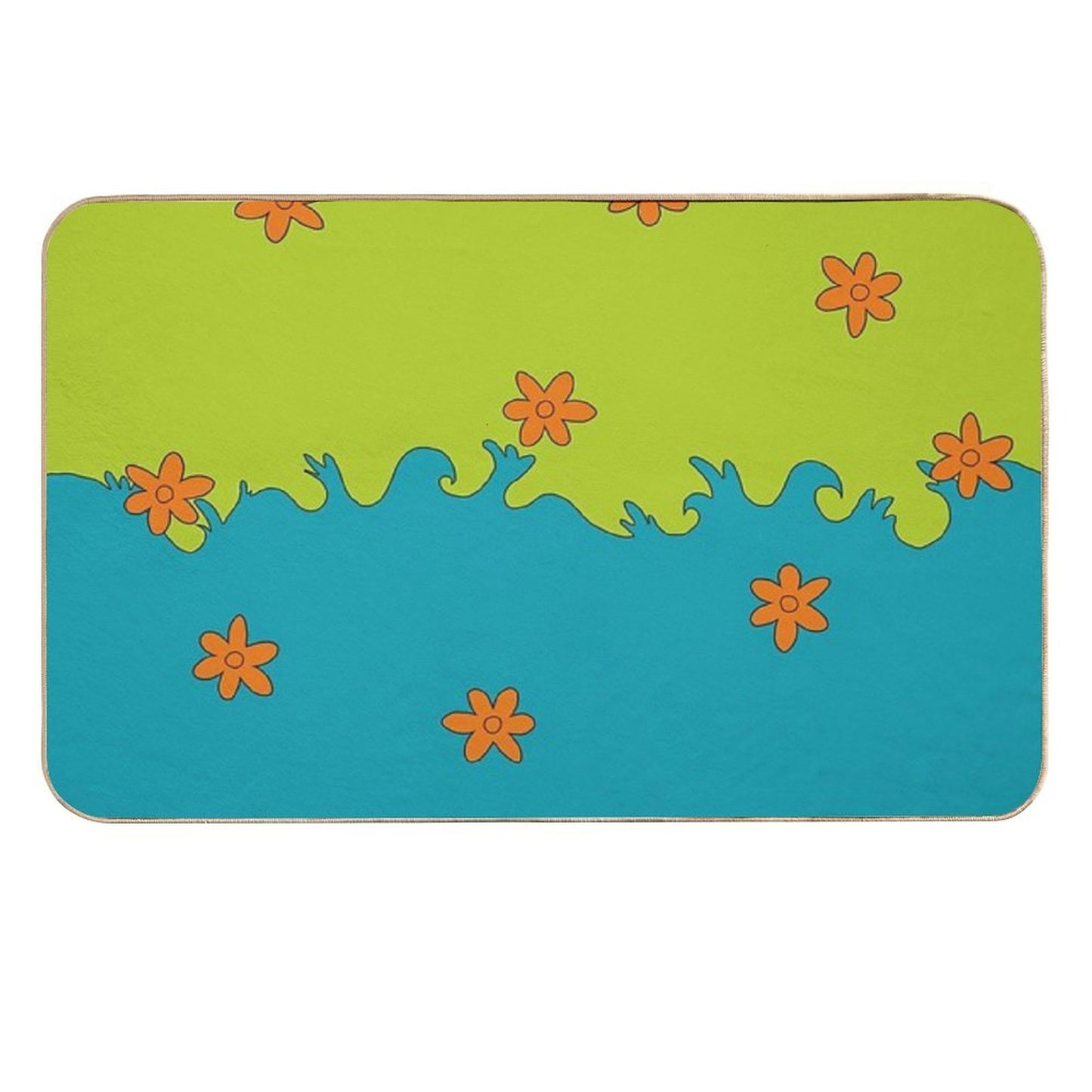 Mystery Pattern High-Traffic Bath Mat