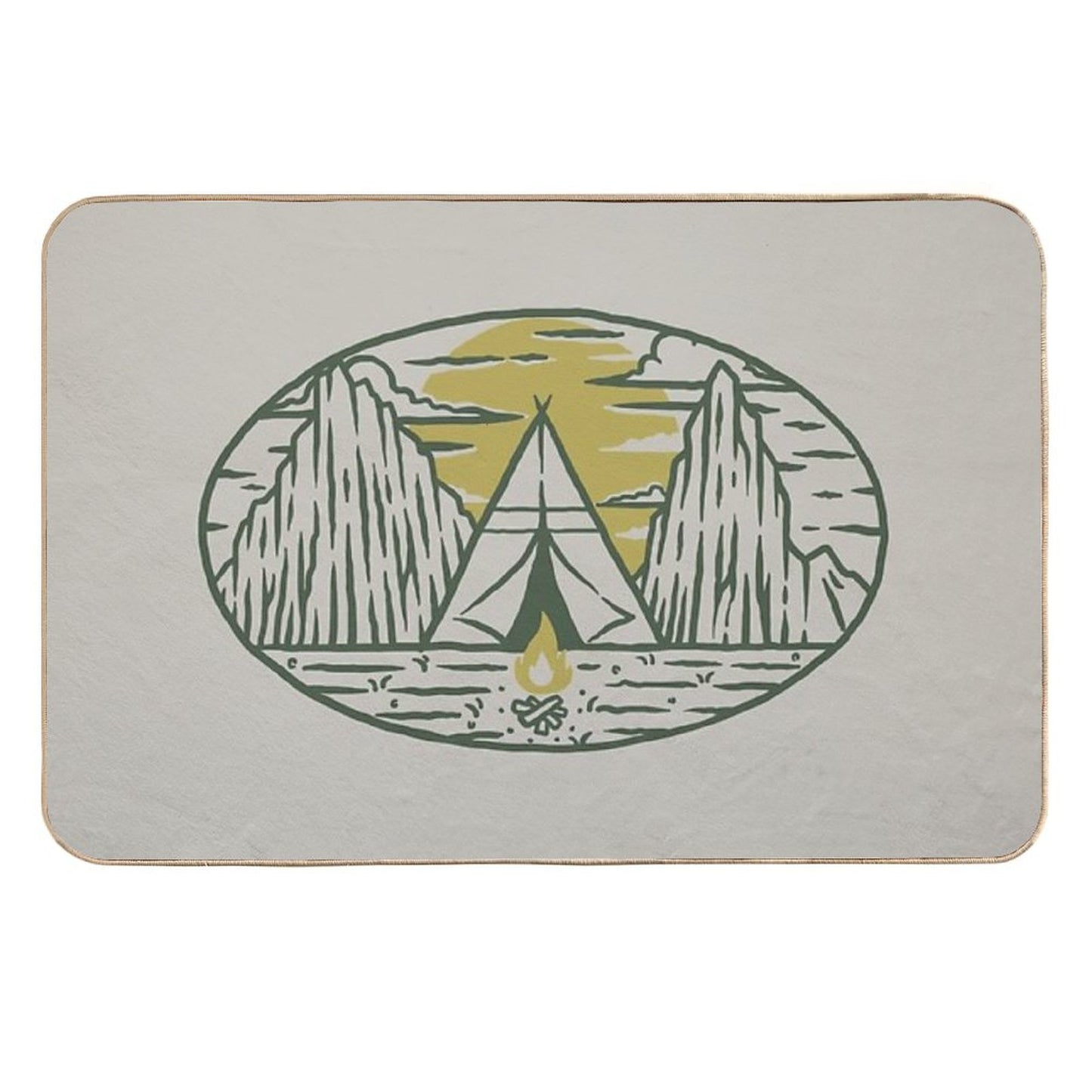 Camp And Fire Versatile Bath Mat