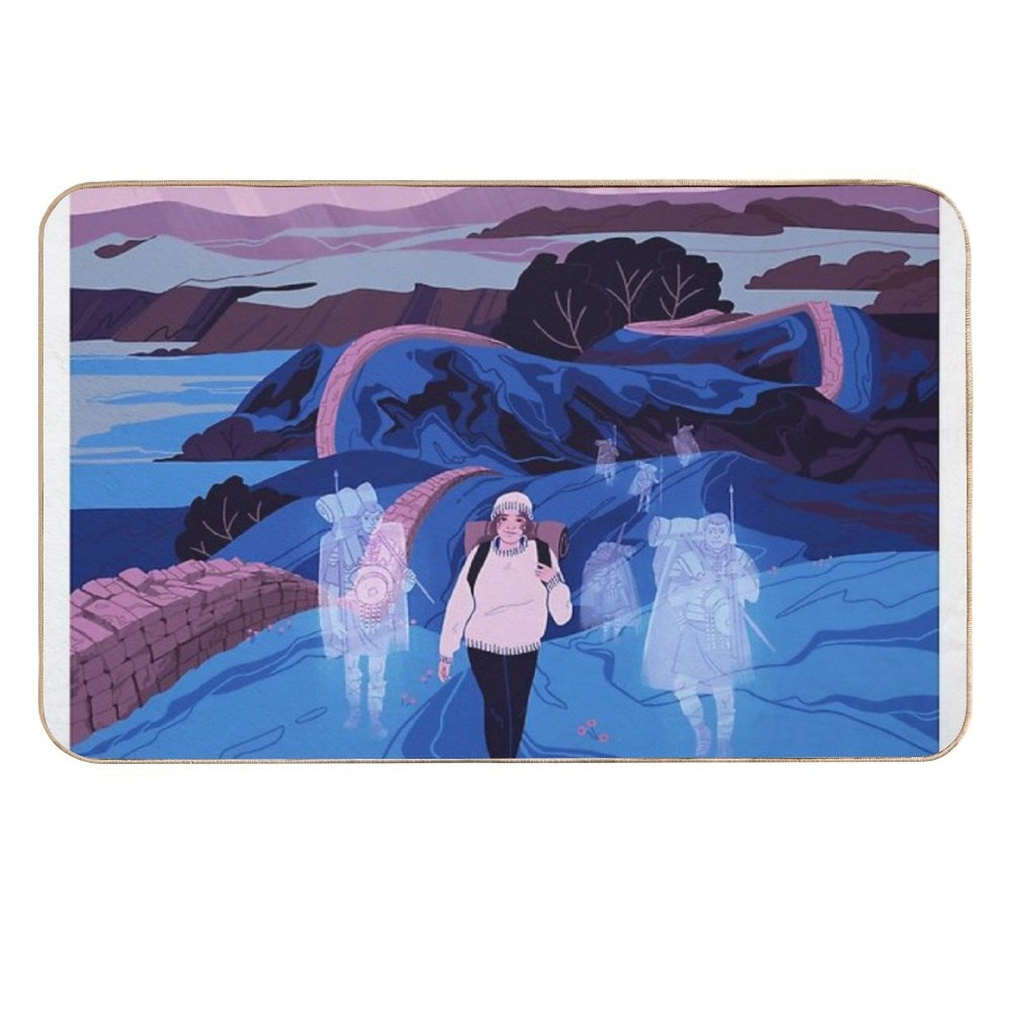 Walk Alone Long-Lasting Bath Mat