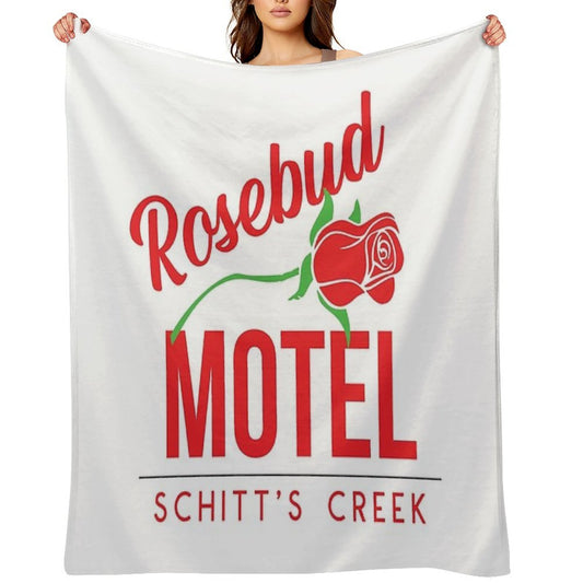 Rosebud Motel Travel-friendly Throw Blanket