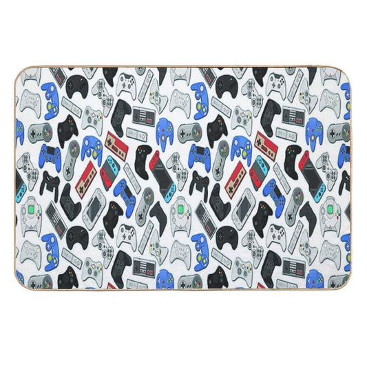 Video Game Controllers  Repositionable Bath Mat