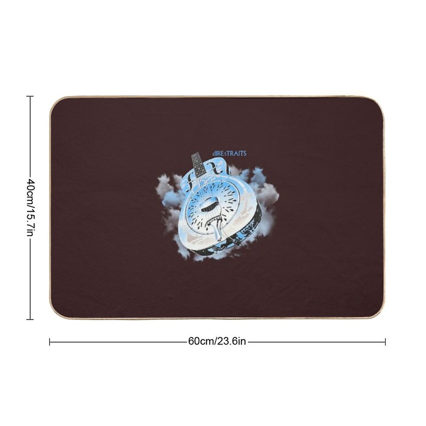 Vintage Dire Straits Brothers In Arms 1985 Tour Absorbent Bath Mat