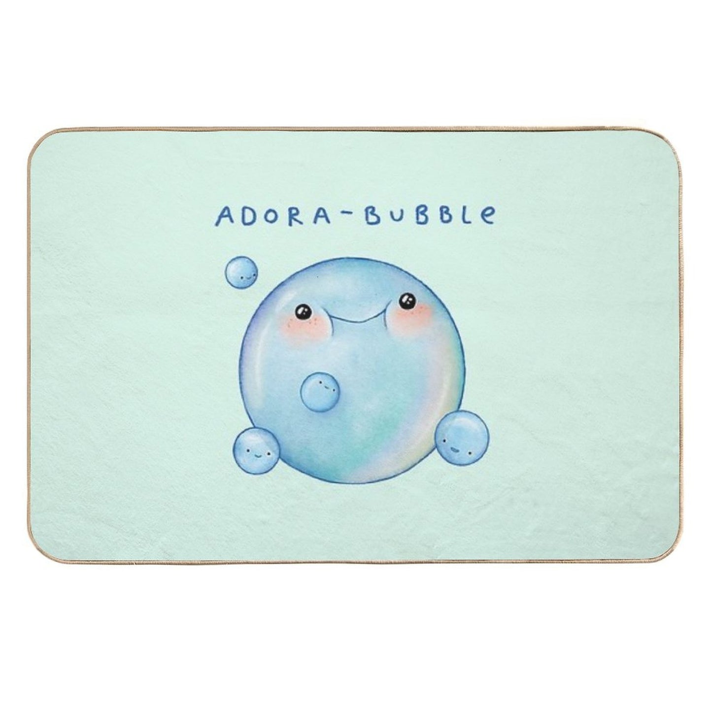 Adora-Bubble Long-Lasting Bath Mat