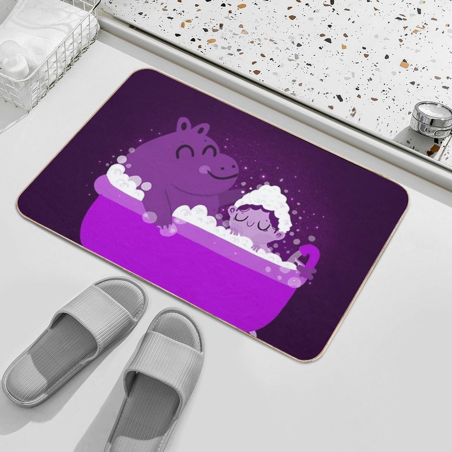 Bubblebath High-Traffic Bath Mat