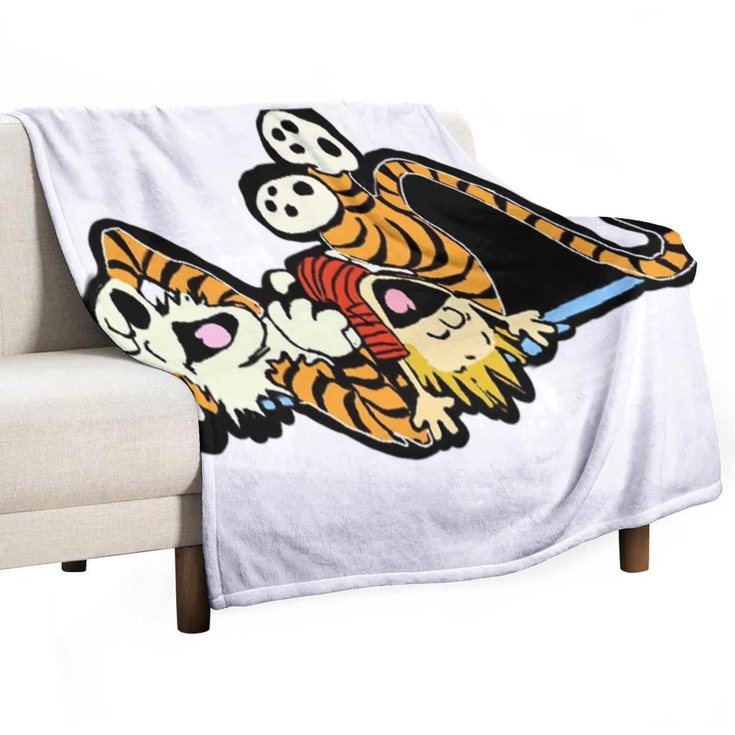 Calvin And Hobbs Gift-ready Throw Blanket
