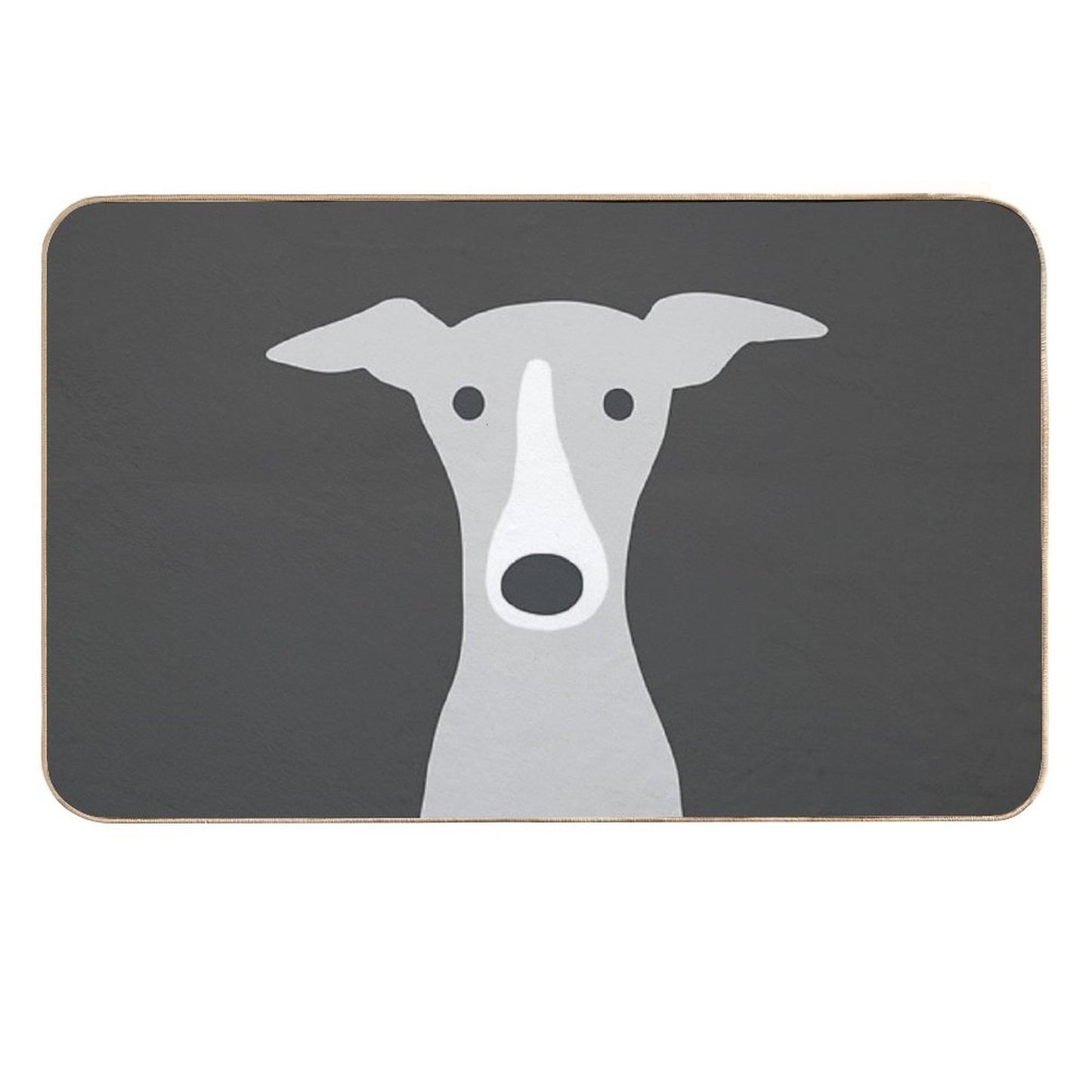 Greyhound Italian Greyhound Cute Whippet Dog Long-Lasting Bath Mat
