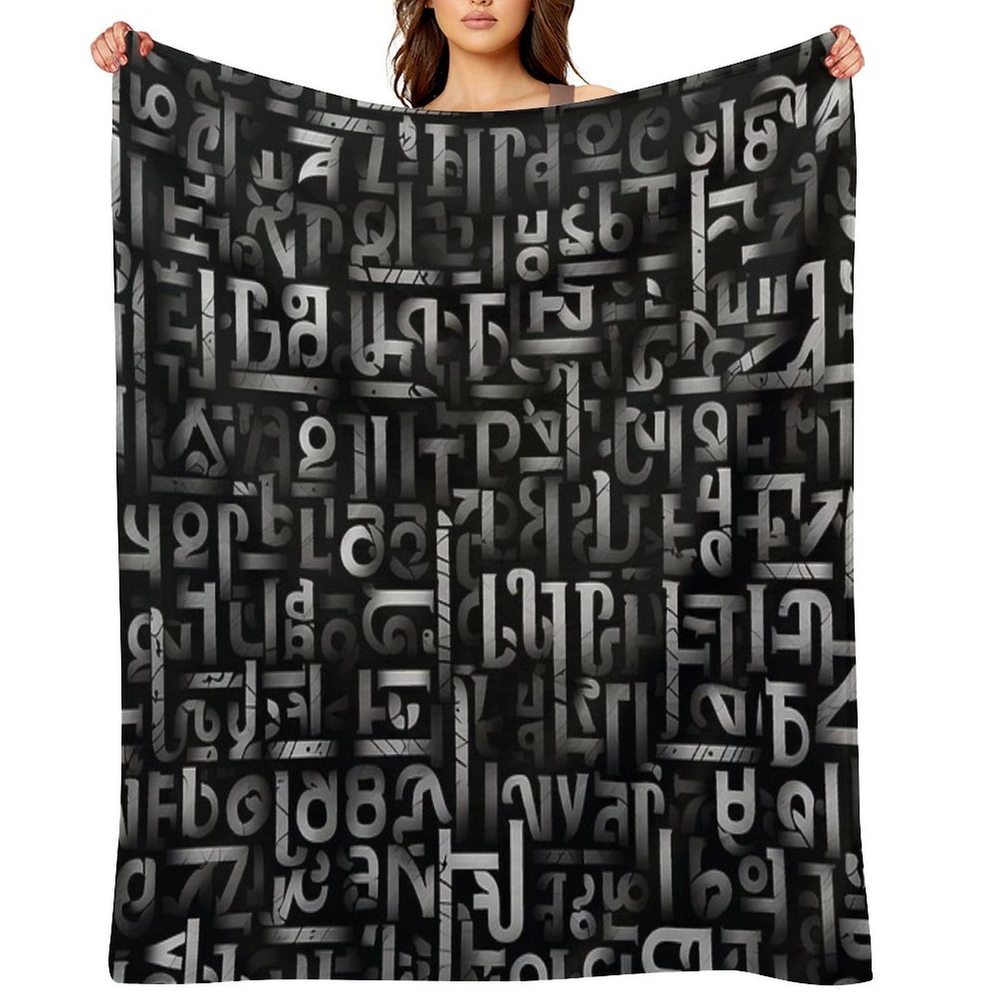 Beautiful Digital Art Pattern Gift-ready Throw Blanket