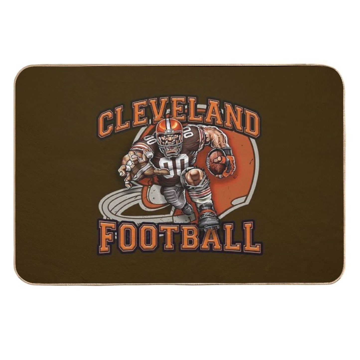 Cleveland Football Dirt-Trapping Bath Mat
