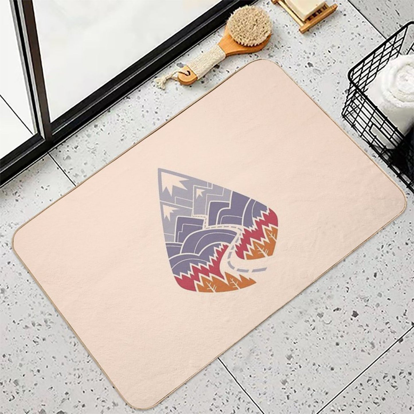 The Road Goes Ever On Autumn Pet-Safe Bath Mat