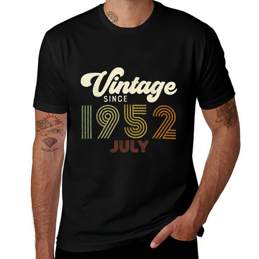 Vintage Since July 1952 Retro 70th Birthday  Eco-friendly Material T-Shirt