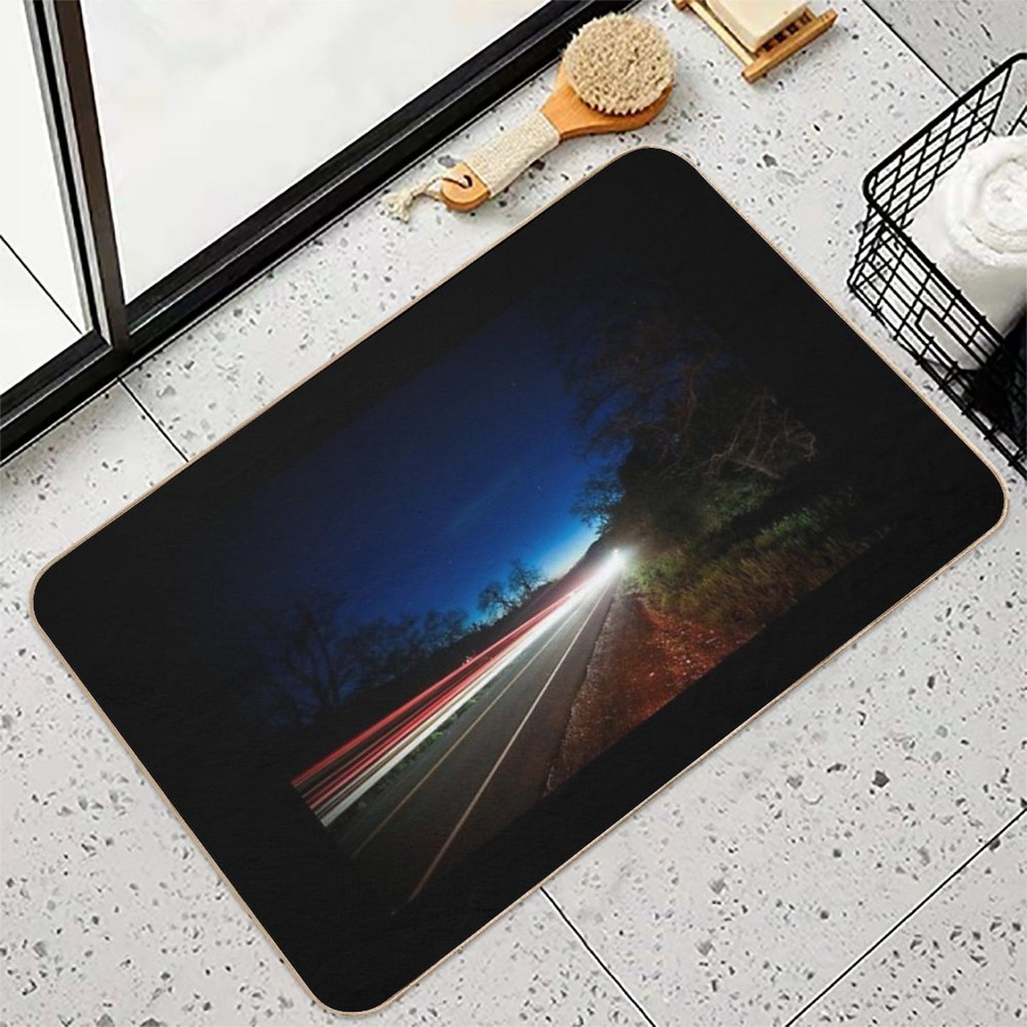 I Drove All Night Slip-Resistant Bath Mat