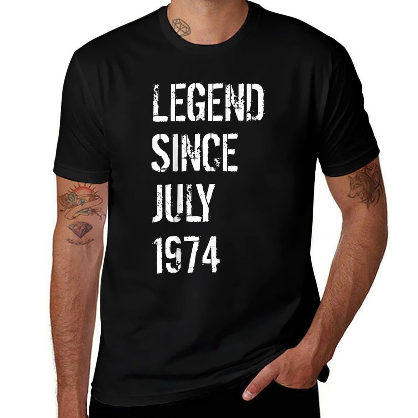 50th Birthday Men Women Born July 1974 Classic T-Shirt