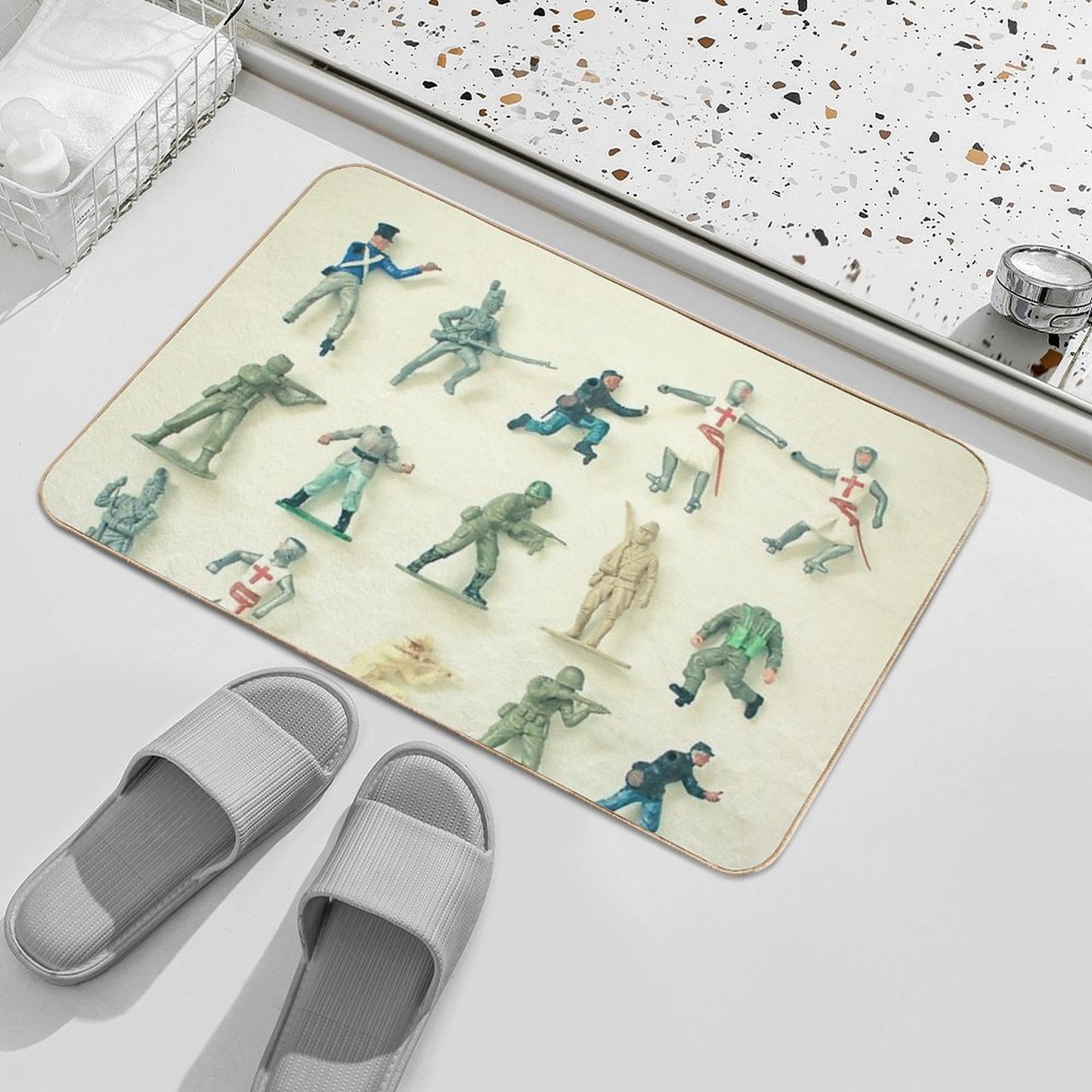 Broken Army Anti-Trip Bath Mat