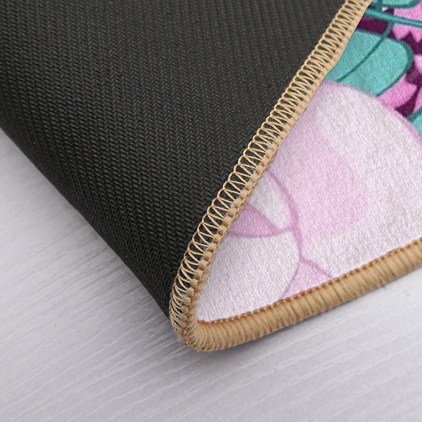 Feminine Florals Stain-Proof Bath Mat