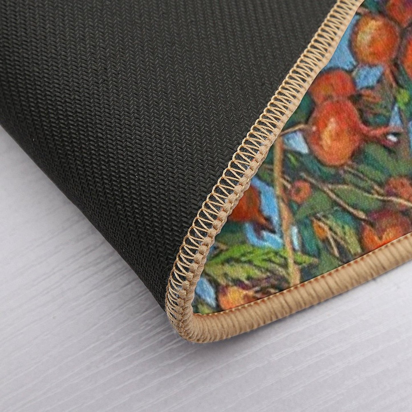 Sparrow Among In A Dog Rose Bush Versatile Bath Mat