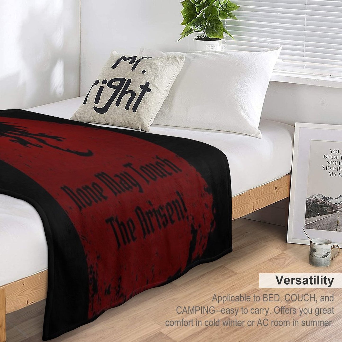 None May Touch The Arisen Shrink-resistant Throw Blanket