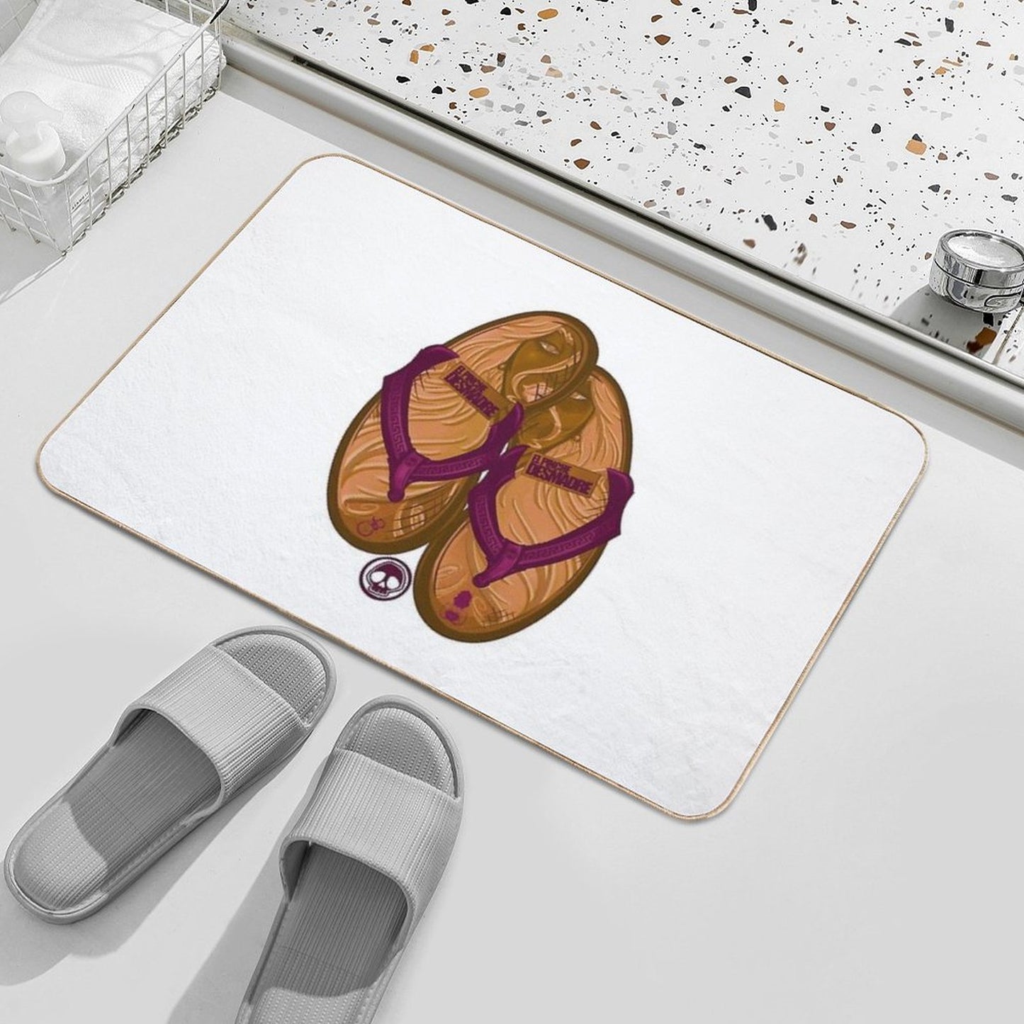 Mom’s Law. Anti-Trip Bath Mat