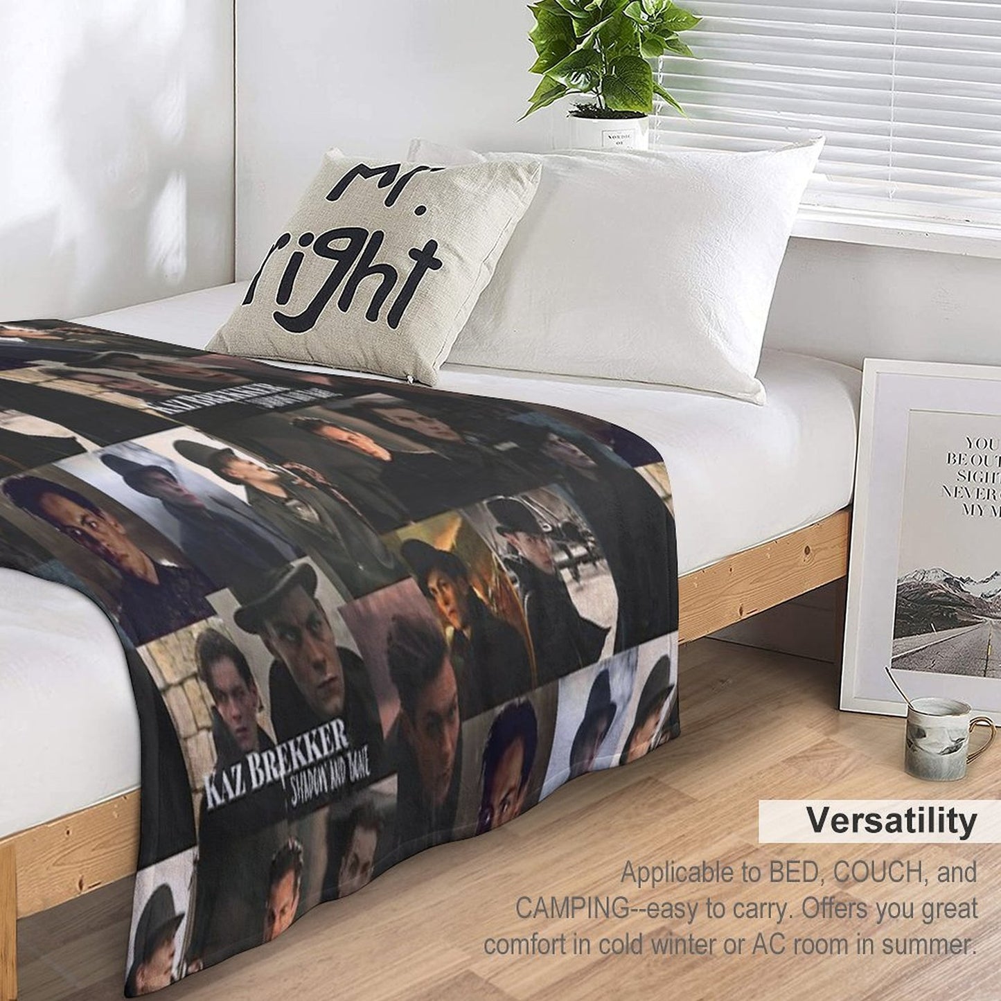 Kaz Brekker Machine-washable Throw Blanket
