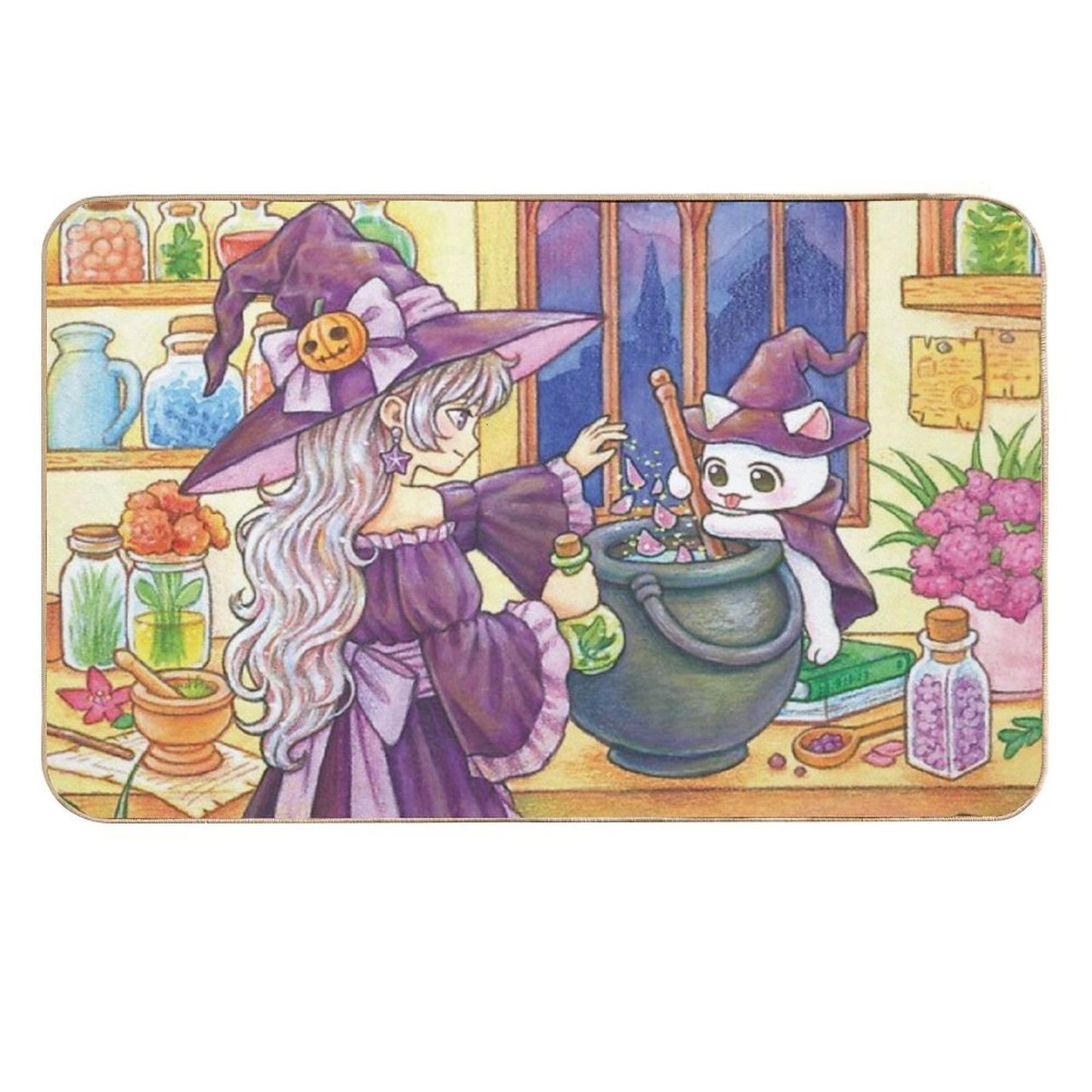 The Witch's Herbal Shop Rapid-Drying Bath Mat